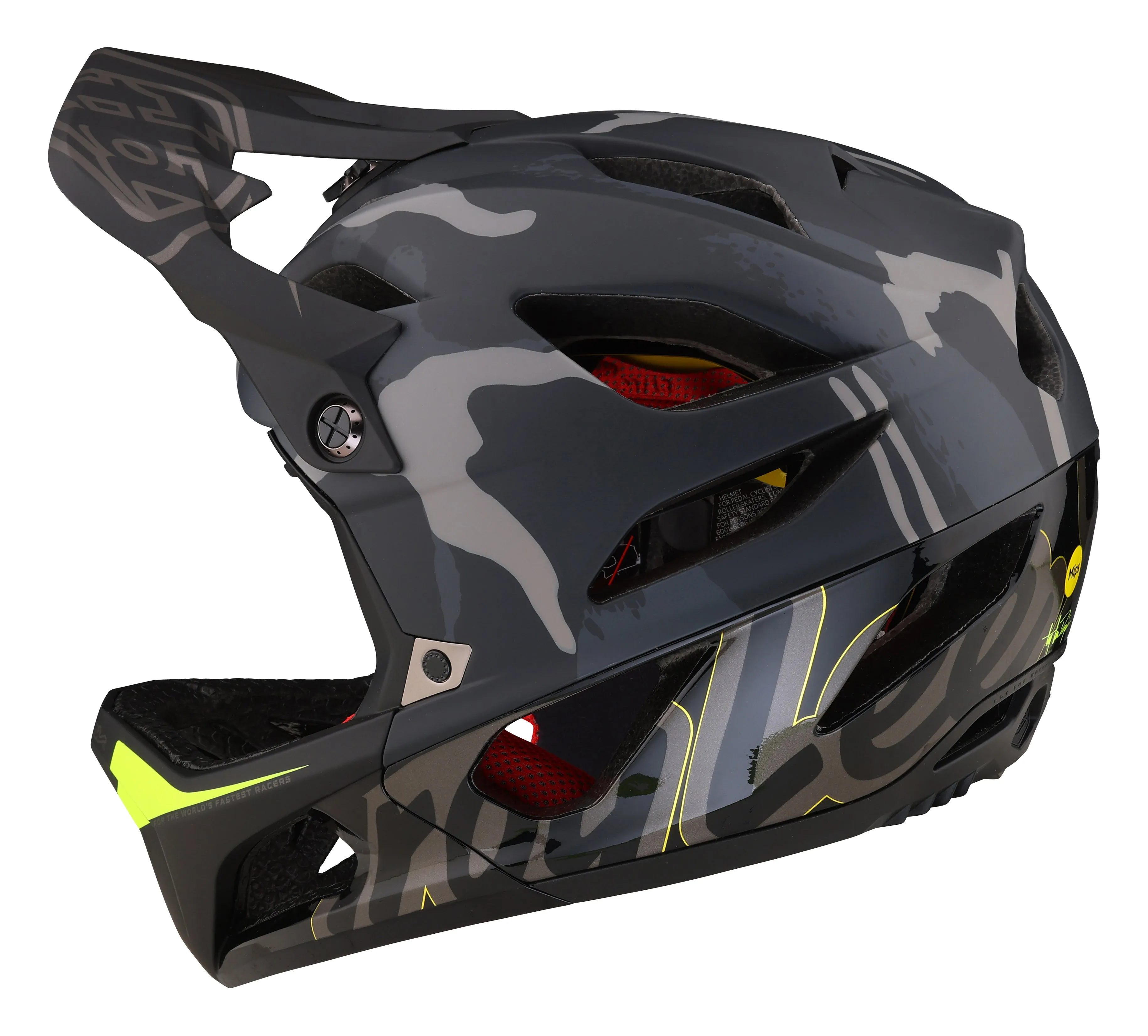 Troy Lee Designs Stage Full Face Helmet with MIPS - Signature Camo - Black - 2023