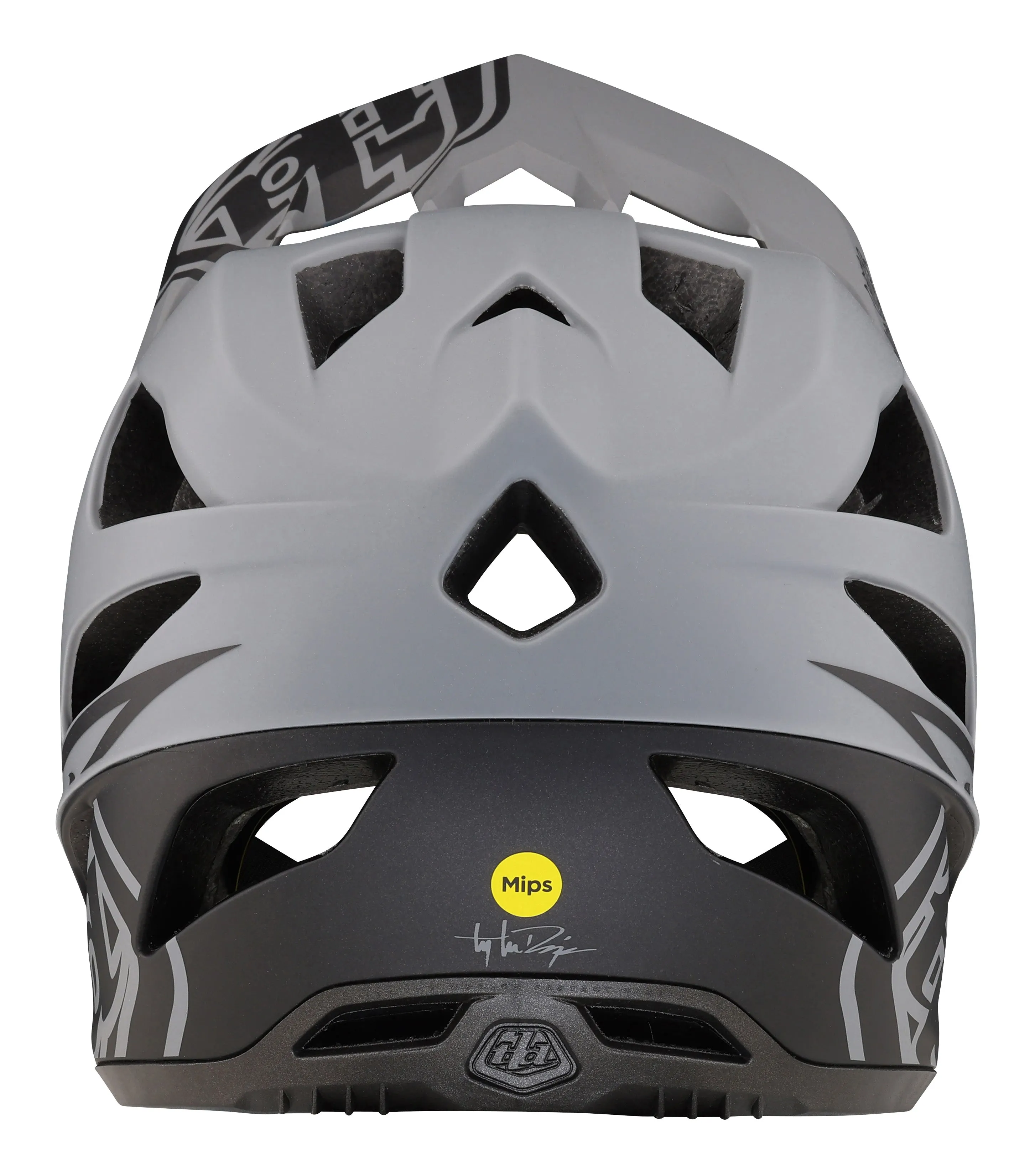 Troy Lee Designs Stage Full Face Helmet with MIPS - Stealth - Gray