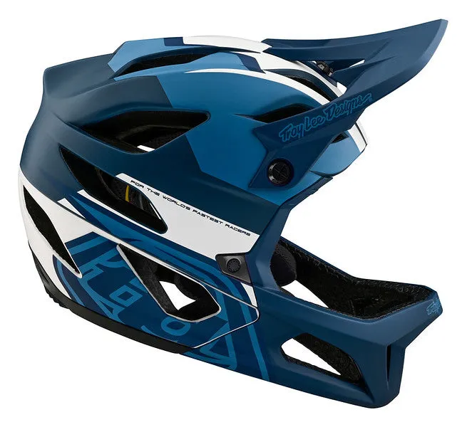 Troy Lee Designs Stage Full Face Helmet with MIPS - Vector - Blue