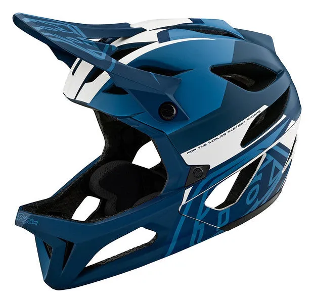 Troy Lee Designs Stage Full Face Helmet with MIPS - Vector - Blue