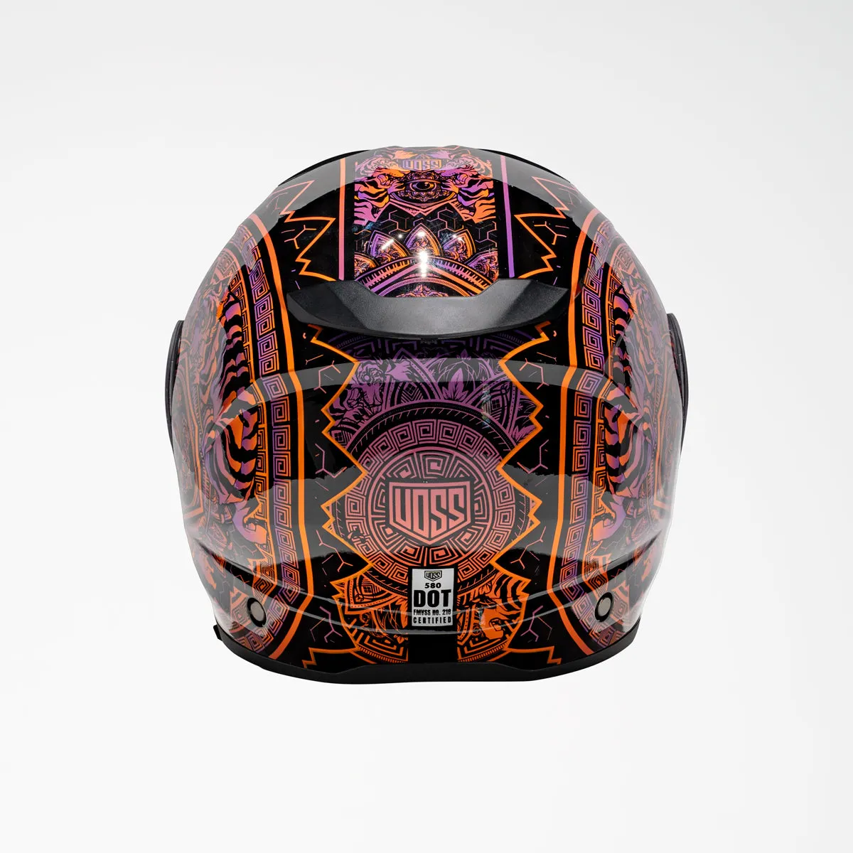 Voss 580 Conquest Gloss Neon Mandala Helmet