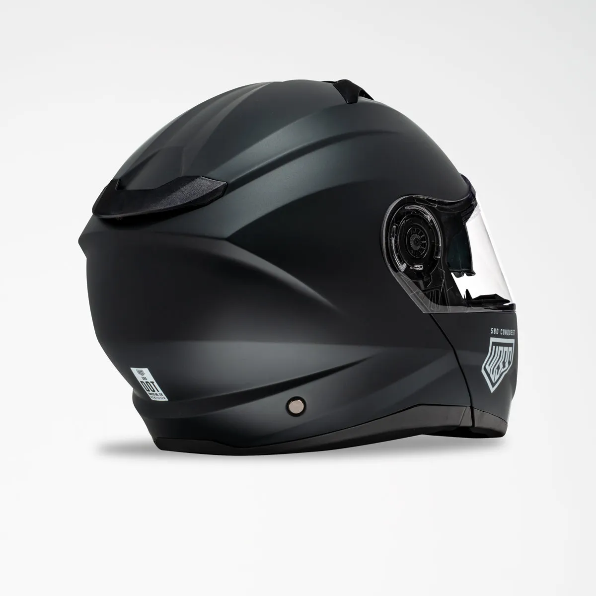 Voss 580 Conquest Matte Black Helmet