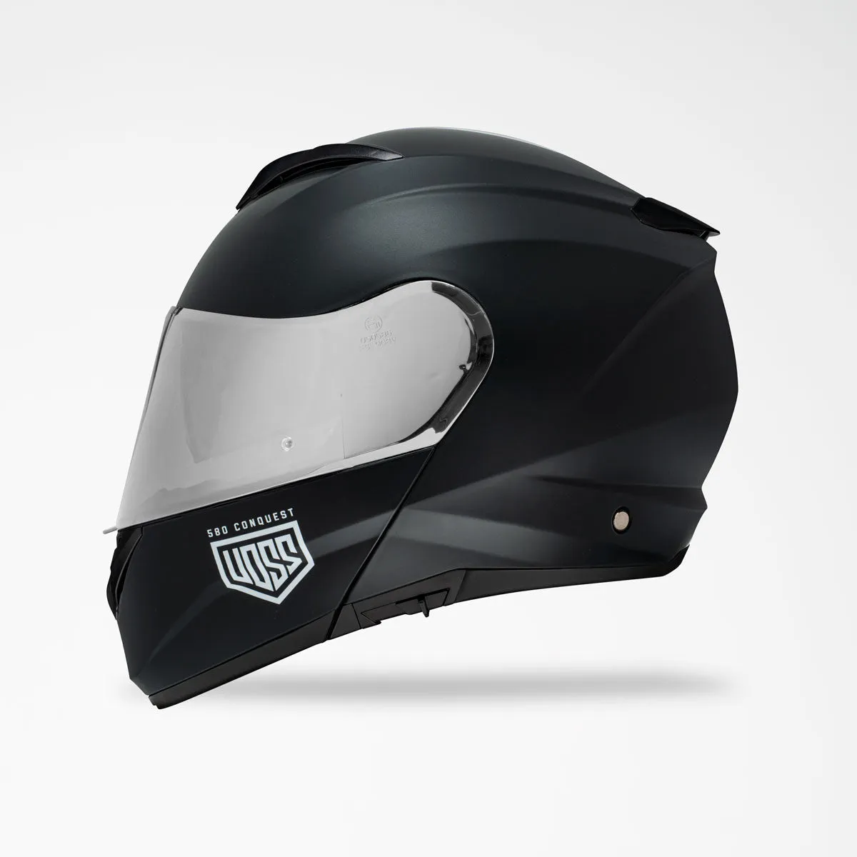 Voss 580 Conquest Matte Black Helmet