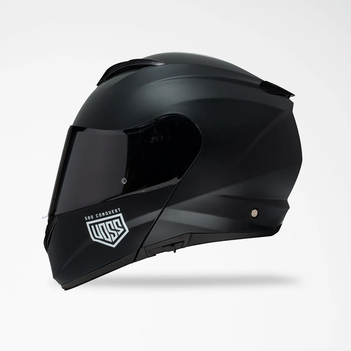 Voss 580 Conquest Matte Black Helmet