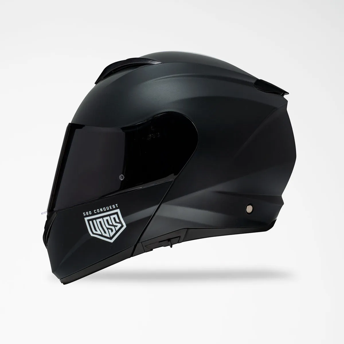 Voss 580 Conquest Matte Black Helmet