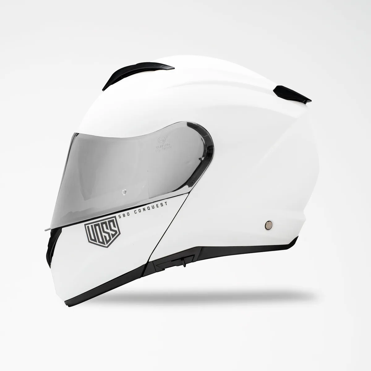 Voss 580 Conquest Matte White Helmet