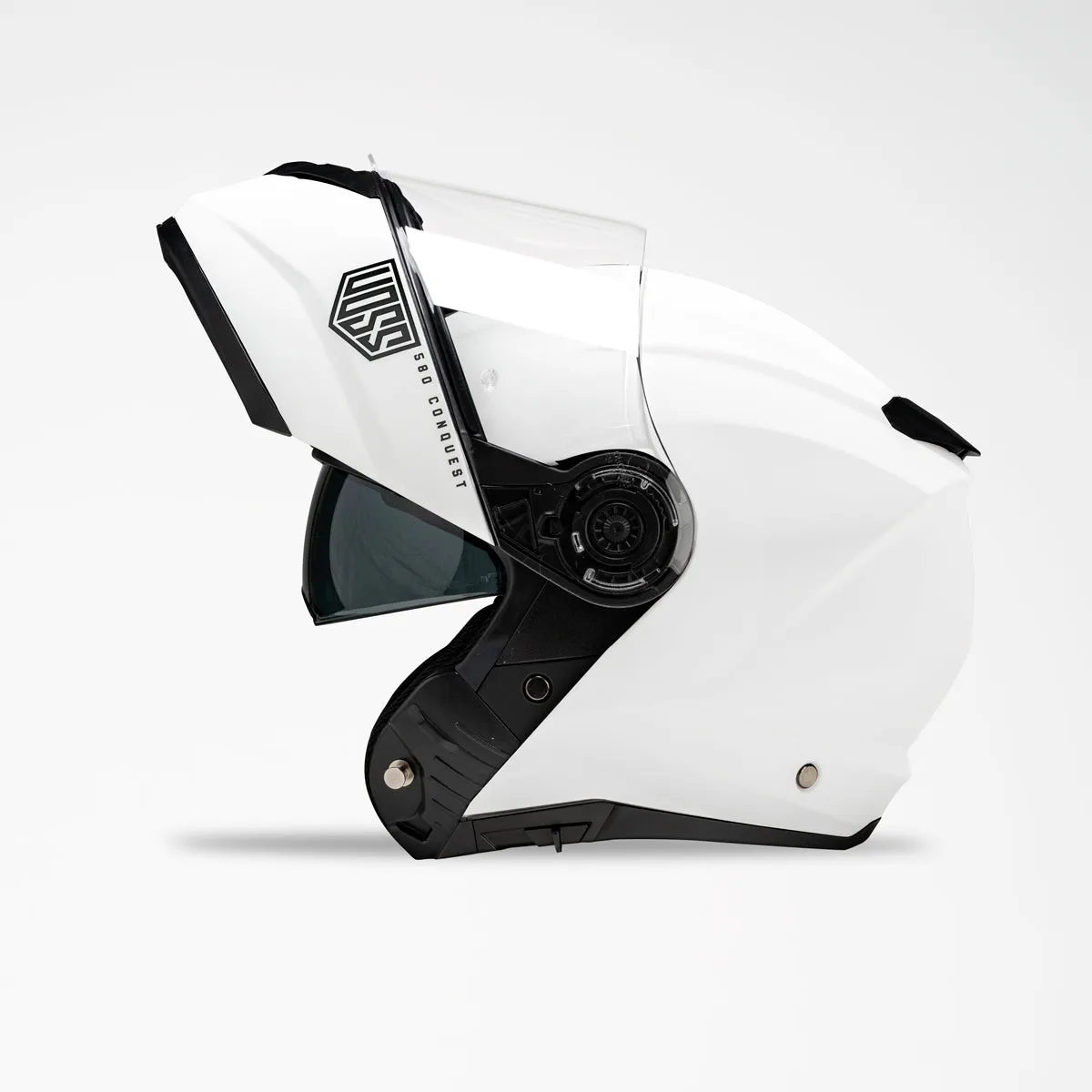 Voss 580 Conquest Matte White Helmet
