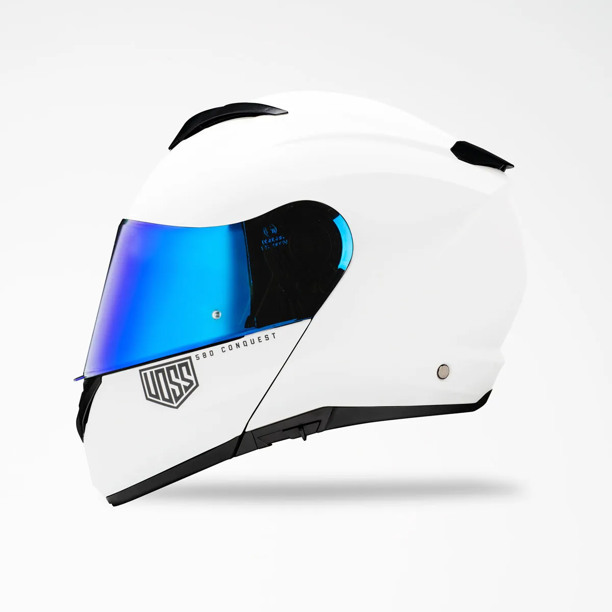 Voss 580 Conquest Matte White Helmet