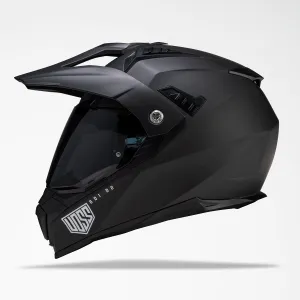 Voss 601 D2 Dual Sport Matte Black Helmet