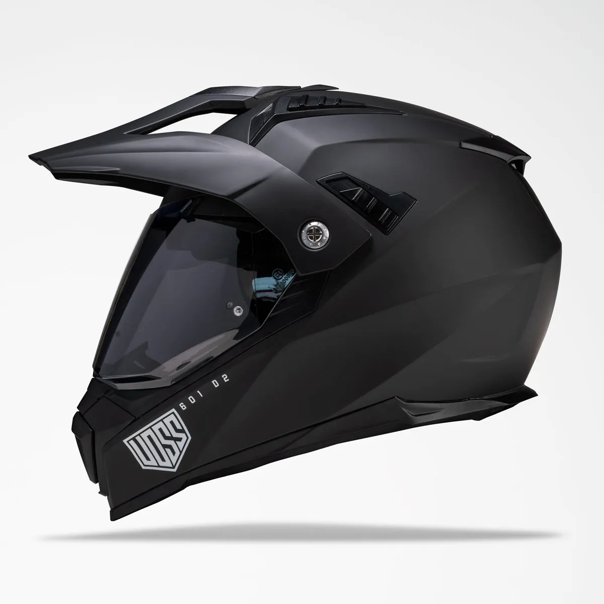Voss 601 D2 Dual Sport Matte Black Helmet