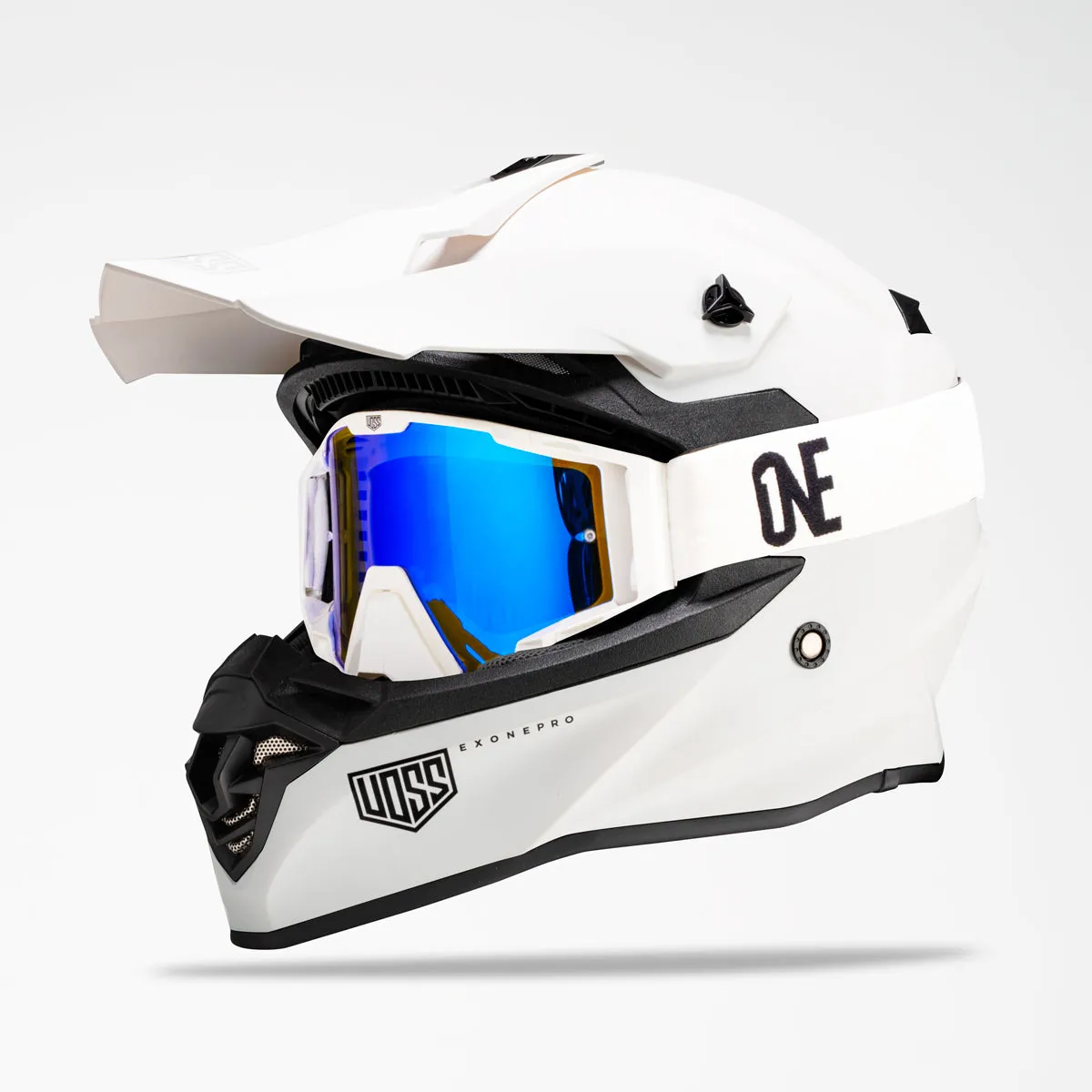 Voss 801 X1 Pro Dirt Whiteout Helmet