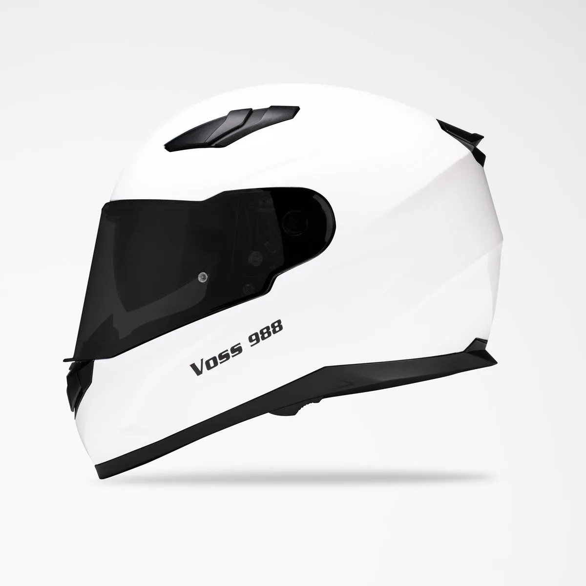 Voss 988 Moto-1 Gloss White Helmet
