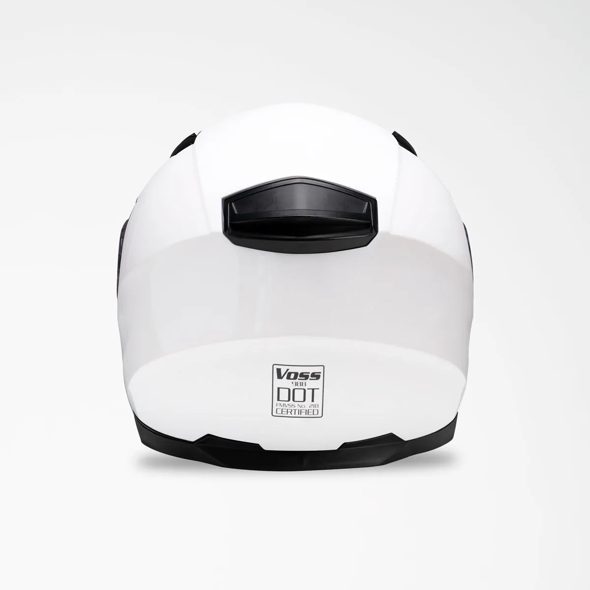 Voss 988 Moto-1 Gloss White Helmet