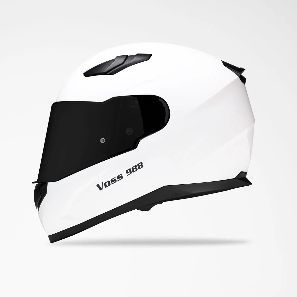 Voss 988 Moto-1 Gloss White Helmet