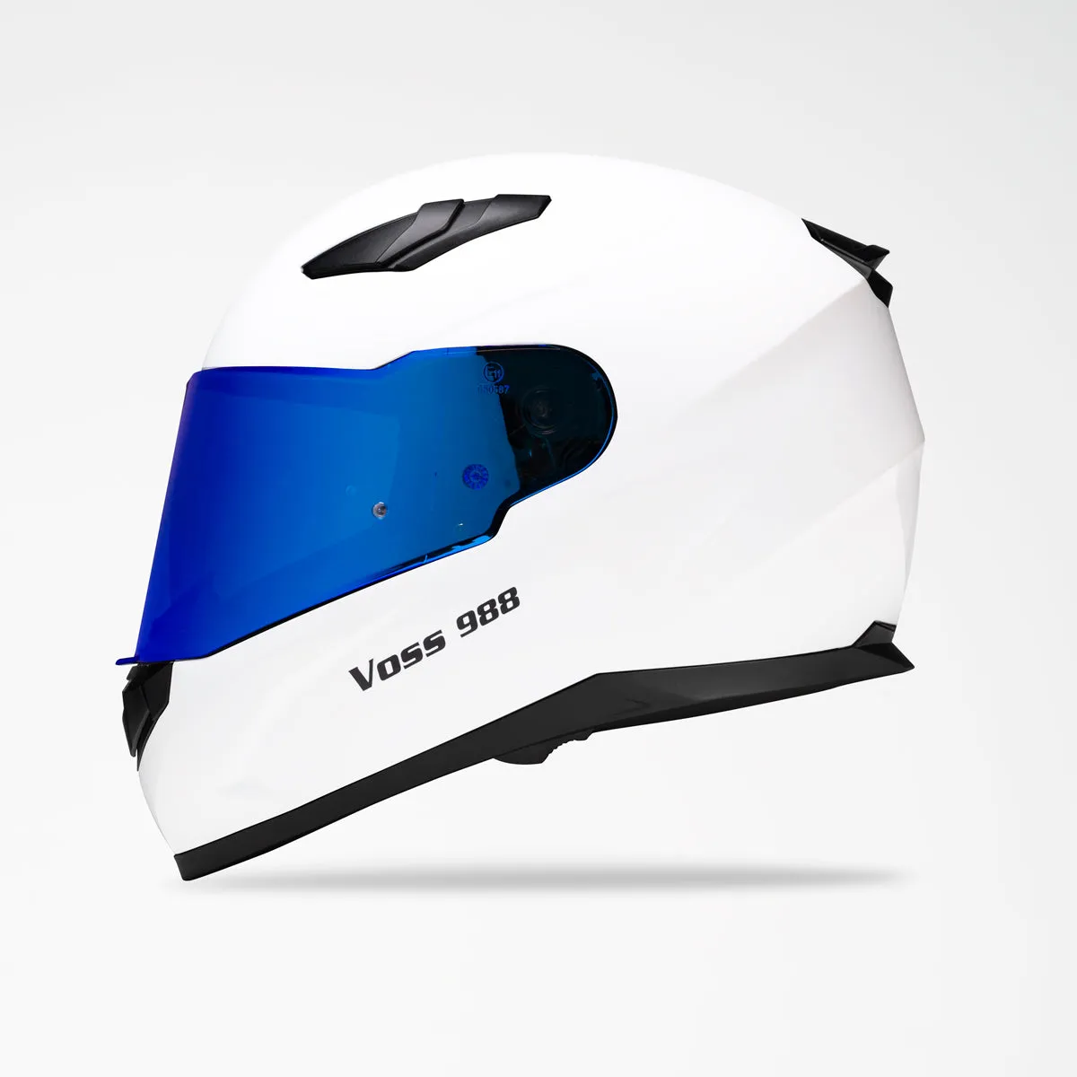 Voss 988 Moto-1 Gloss White Helmet