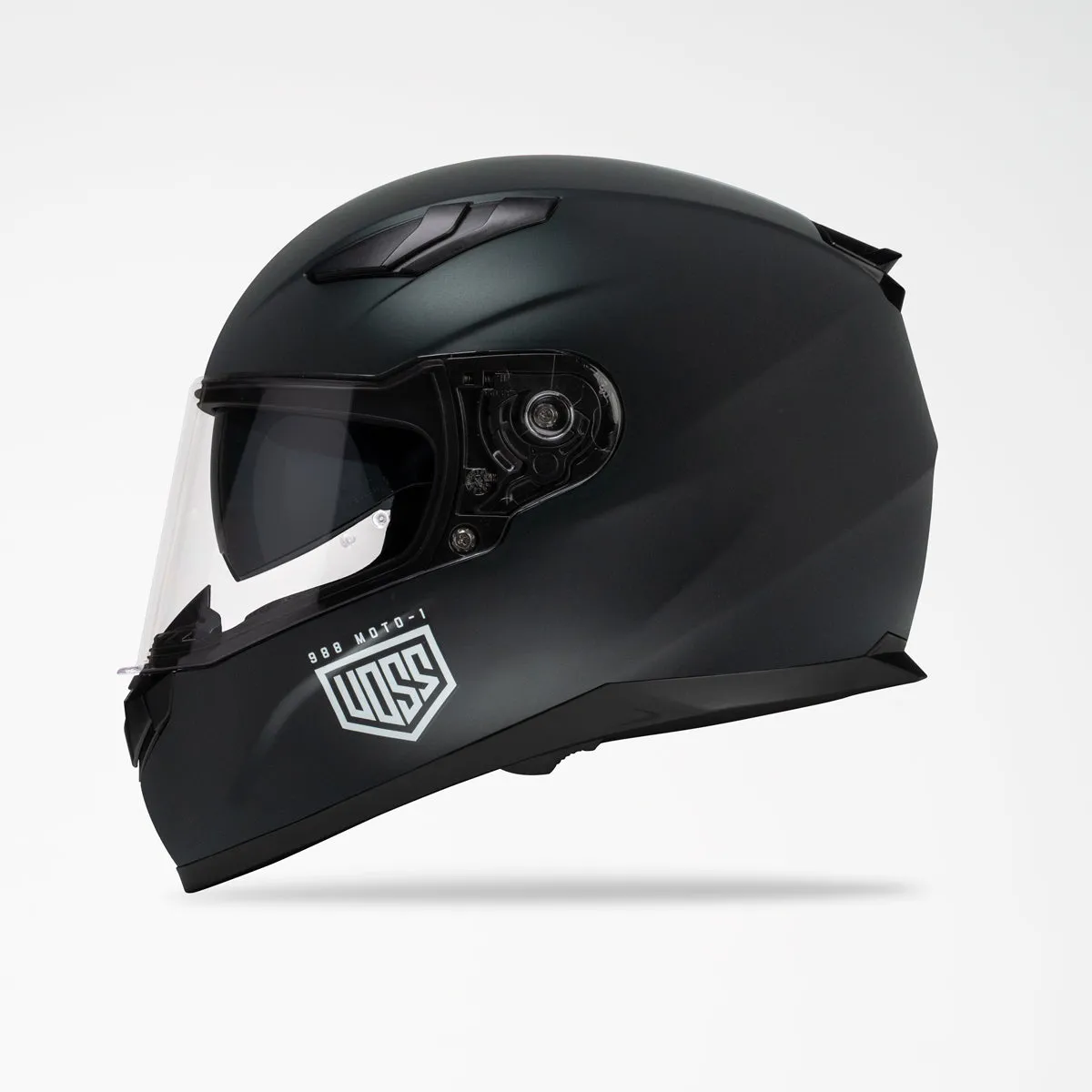 Voss 988 Moto-1 Matte Black Helmet