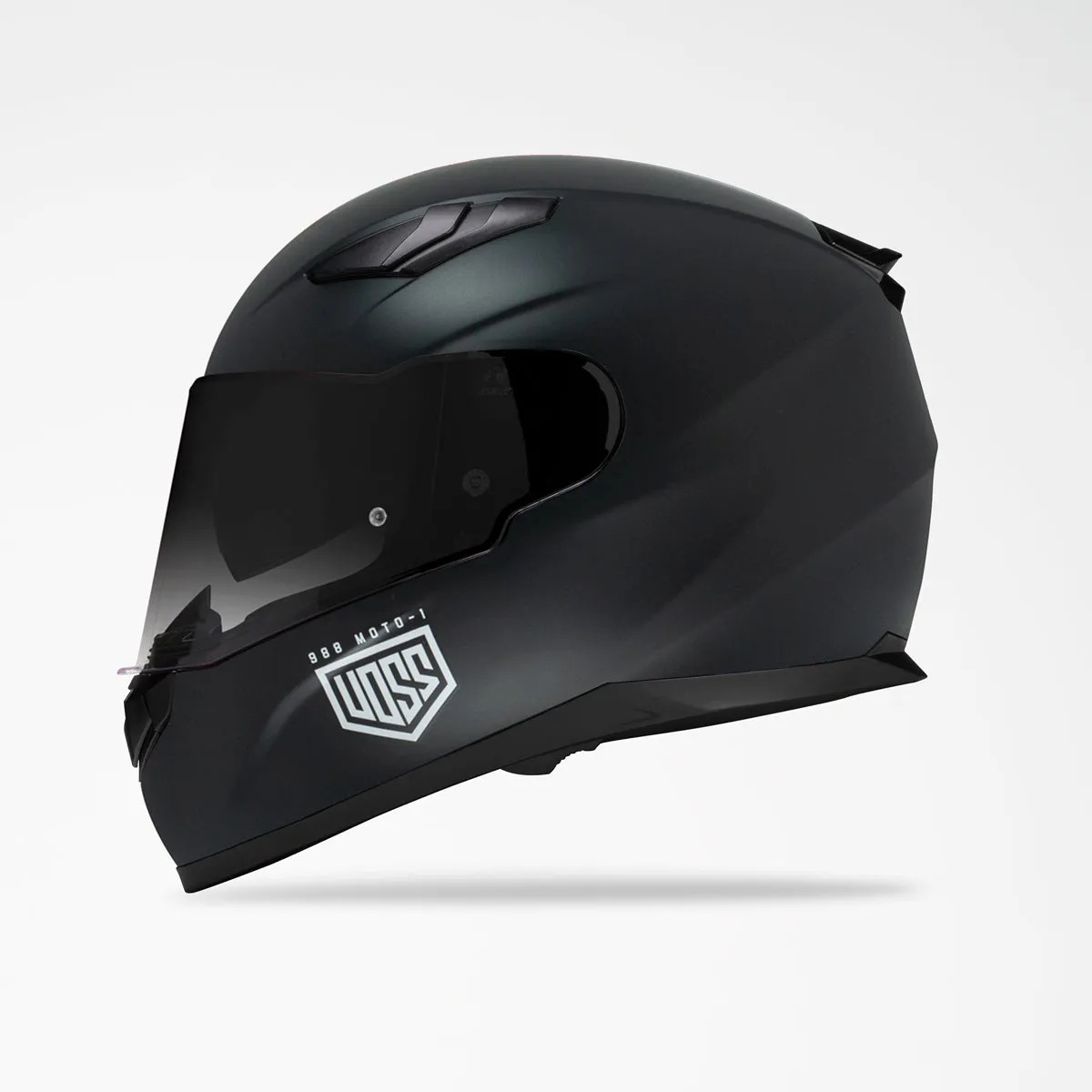 Voss 988 Moto-1 Matte Black Helmet