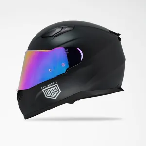 Voss 988 Moto-1 Matte Black Helmet
