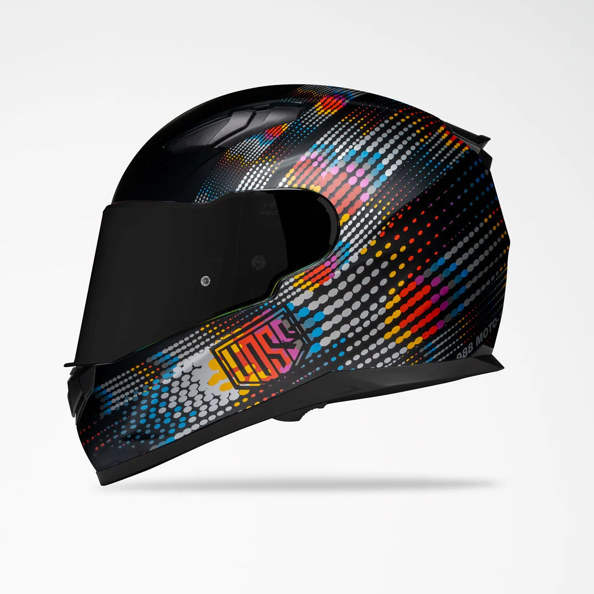 Voss 988 Moto-1 Metal Fractal Helmet