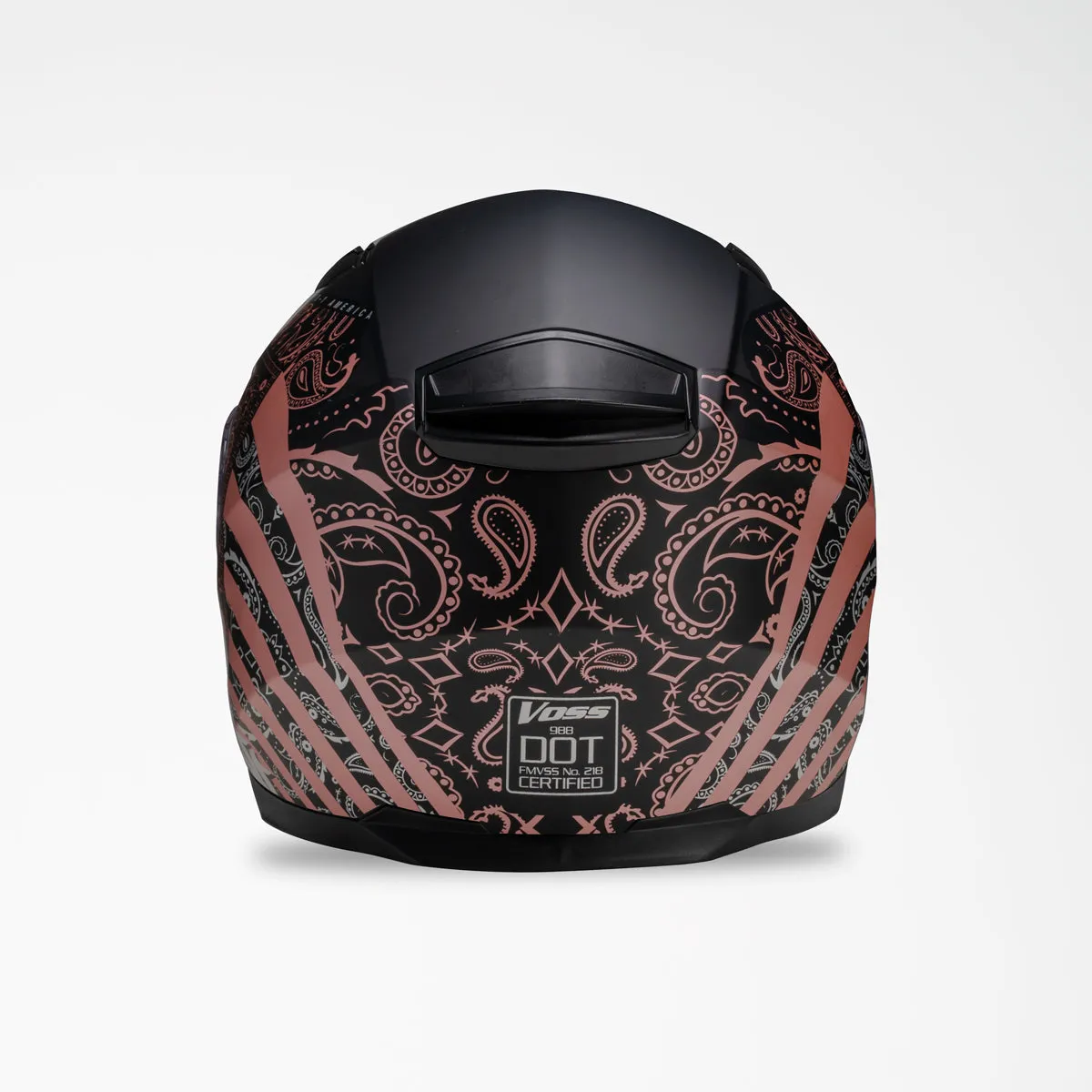 Voss 988 Moto-1 Metallic Pink America Helmet