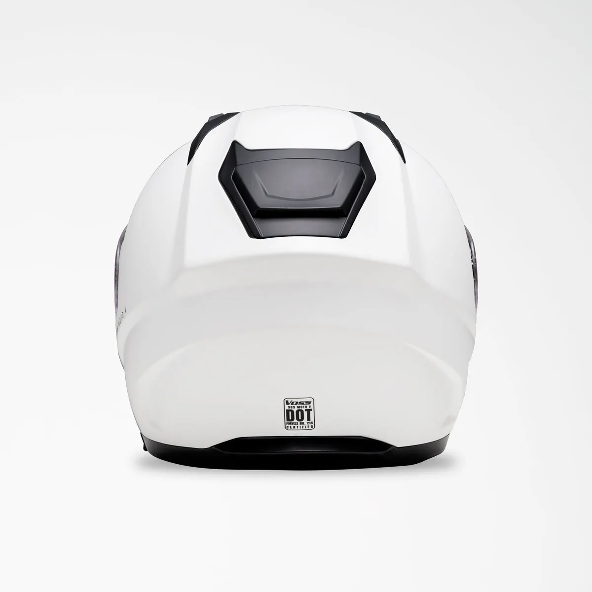 Voss 989 Moto-V Matte White Helmet