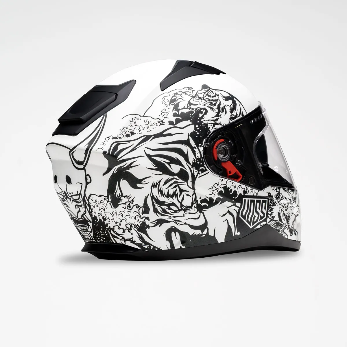 Voss 989 Moto-V White Rei Helmet