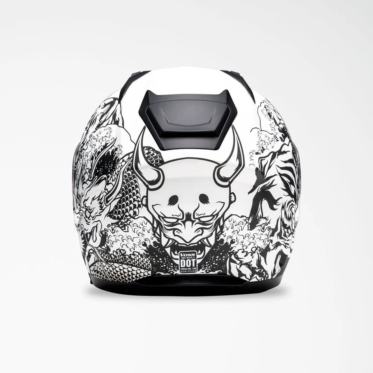 Voss 989 Moto-V White Rei Helmet