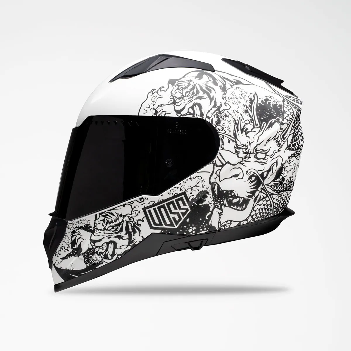 Voss 989 Moto-V White Rei Helmet