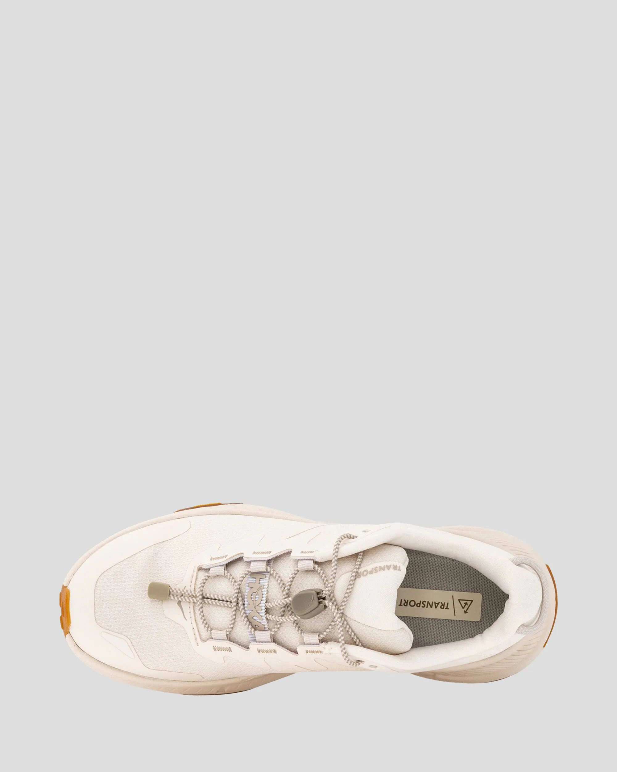 Women's Hoka Transport Walking Shoes - Eggnog