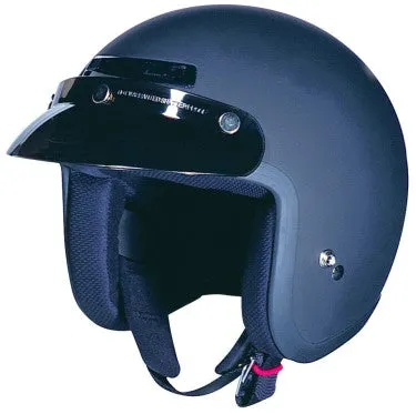 Z1R Jimmy 3/4 Shell Helmet Flat Black