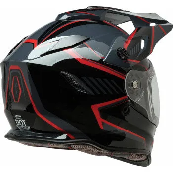 Z1R Range 2.0 Dual Sport Bluetooth Helmet Voyager Black/Red