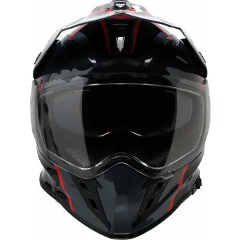 Z1R Range 2.0 Dual Sport Bluetooth Helmet Voyager Black/Red