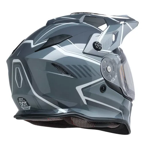 Z1R Range 2.0 Dual Sport Bluetooth Helmet Voyager Gray/White
