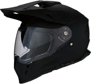 Z1R Range Dual Sport Helmet Flat Black Size Large (Open Box)