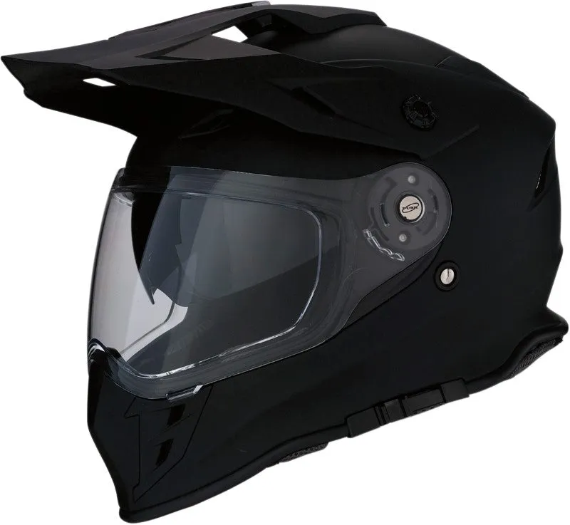Z1R Range Dual Sport Helmet Flat Black Size Large (Open Box)