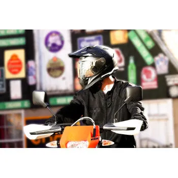 Z1R Range Dual Sport Helmet Uptake Graphic Black White