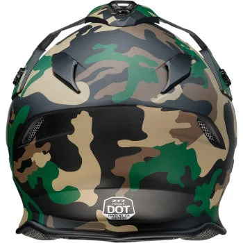 Z1R Range Dual Sport Snow Helmet Electric Shield Camo Woodland