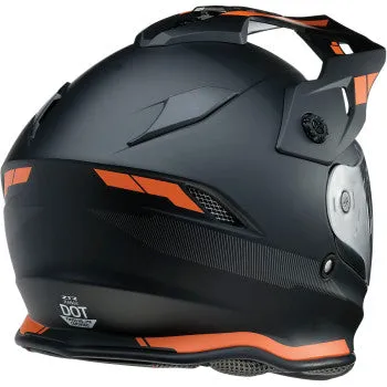 Z1R Range Dual Sport Snow Helmet Electric Shield Uptake Graphic Black Orange