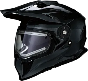 Z1R Range Dual Sport Snow Helmet Gloss Black Electric Shield