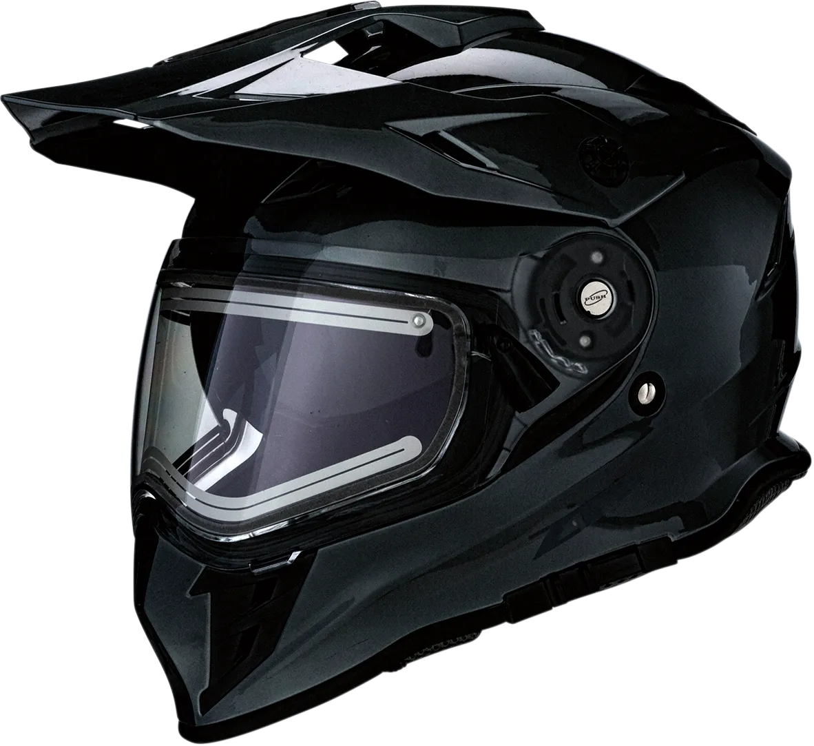 Z1R Range Dual Sport Snow Helmet Gloss Black Electric Shield