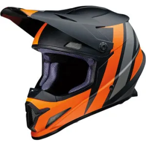 Z1R Rise Off Road Helmet Evac Black Orange Grey