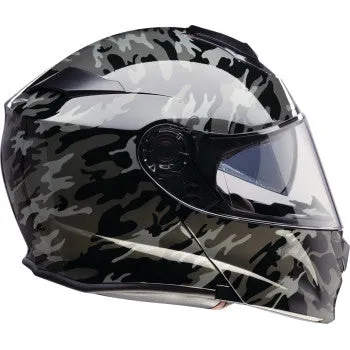 Z1R Solaris 2.0 Modular Bluetooth Helmet Camo Grey