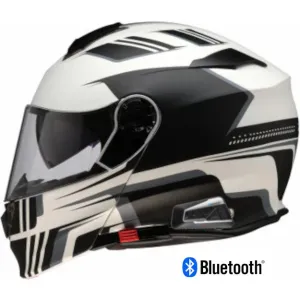 Z1R Solaris 2.0 Modular Bluetooth Helmet Slater White