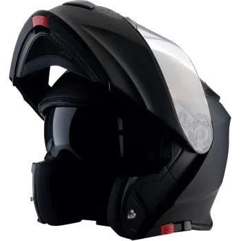 Z1R Solaris Modular Helmet Matte Black Gold Mirror