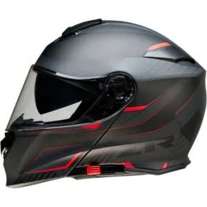 Z1R Solaris Modular Helmet Scythe Graphic Black Red