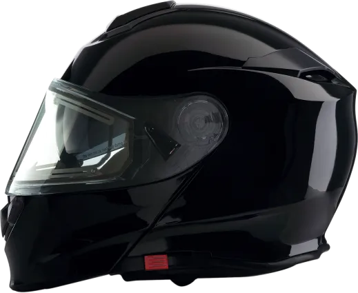 Z1R Solaris Modular Snow Helmet Gloss Black Electric Shield
