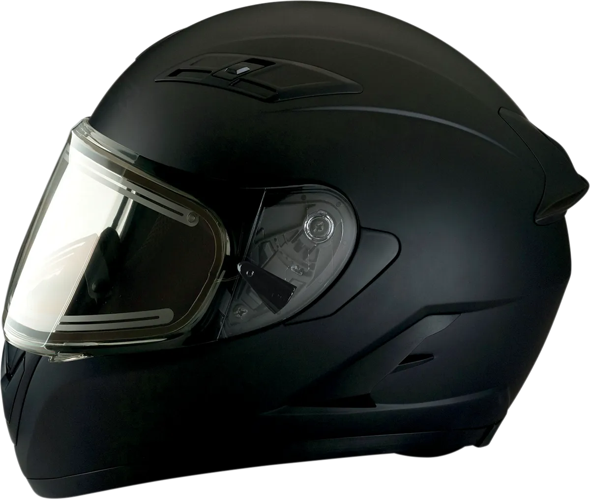 Z1R Strike Ops Full Face  Snow Helmet Electric Shield Matte Black