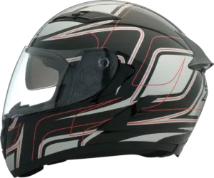 Z1R Strike OPS SV Full Face Helmet Black Red