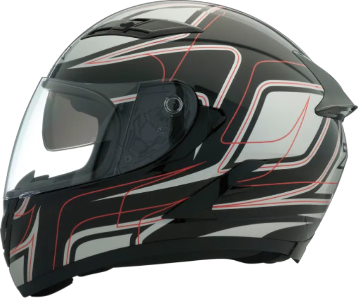 Z1R Strike OPS SV Full Face Helmet Black Red