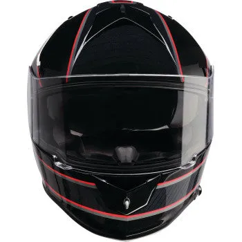Z1R Warrant Full Face Bluetooth Helmet Amplify Black/Red